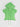 Short Sleeve Sheer Hoodie / Green